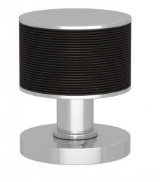 Ручка KNOB TURNSTYLE DESIGNS STACKED WIRE RECESS AMALFINE BLACK BRONZE