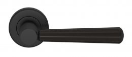 Ручка дверная TURNSTYLE DESIGNS FACETED TUBE COMBINATION AMALFINE BLACK BRONZE