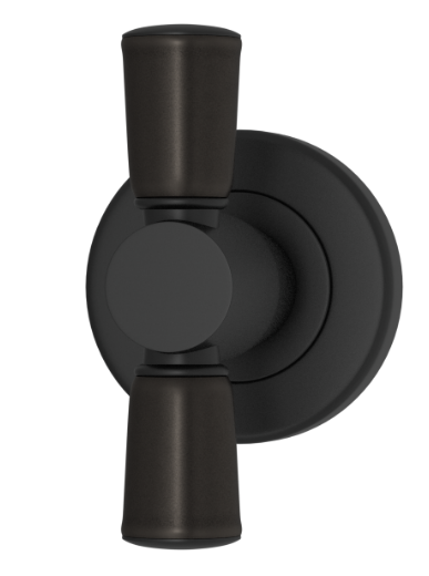 Мебельная ручка TURNSTYLE DESIGNS TUBE COMBINATION AMALFINE BLACK BRONZE (matt black)