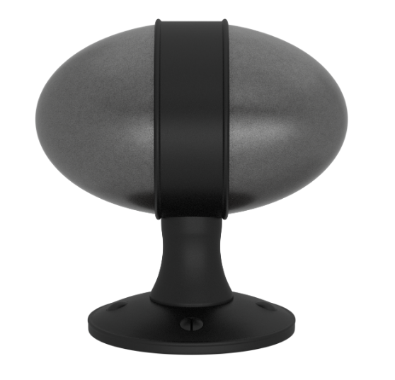 Ручка KNOB TURNSTYLE DESIGNS BANDED EGG COMBINATION AMALFINE ALUPEWT (matt black)