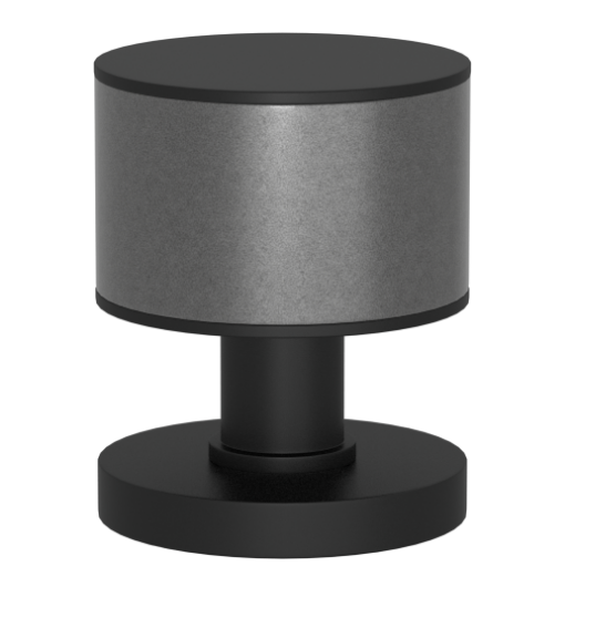 Ручка KNOB TURNSTYLE DESIGNS STACKED BARREL RECESS AMALFINE ALUPEWT (matt black)