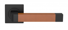 Ручка дверная TURNSTYLE DESIGNS RADIUS SQUARE STITCH IN RECESS LEATHER TAN