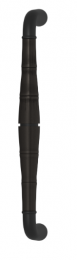 Ручка-скоба TURNSTYLE DESIGNS BAMBOO GOOSE NECK COMBINATION AMALFINE BLACK BRONZE