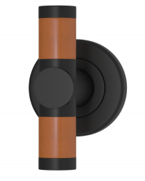 Мебельная ручка TURNSTYLE DESIGNS BARREL STITCH IN RECESS LEATHER TAN