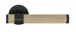 Ручка дверная TURNSTYLE DESIGNS SHAGREEN STEPPED RECESS AMALFINE SAND